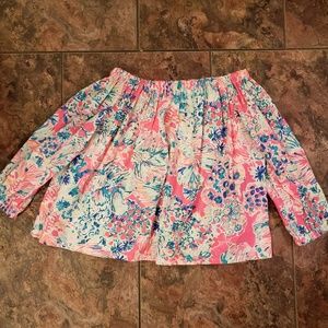 Lilly Pulitzer Off the Shoulder Top in Gypsea